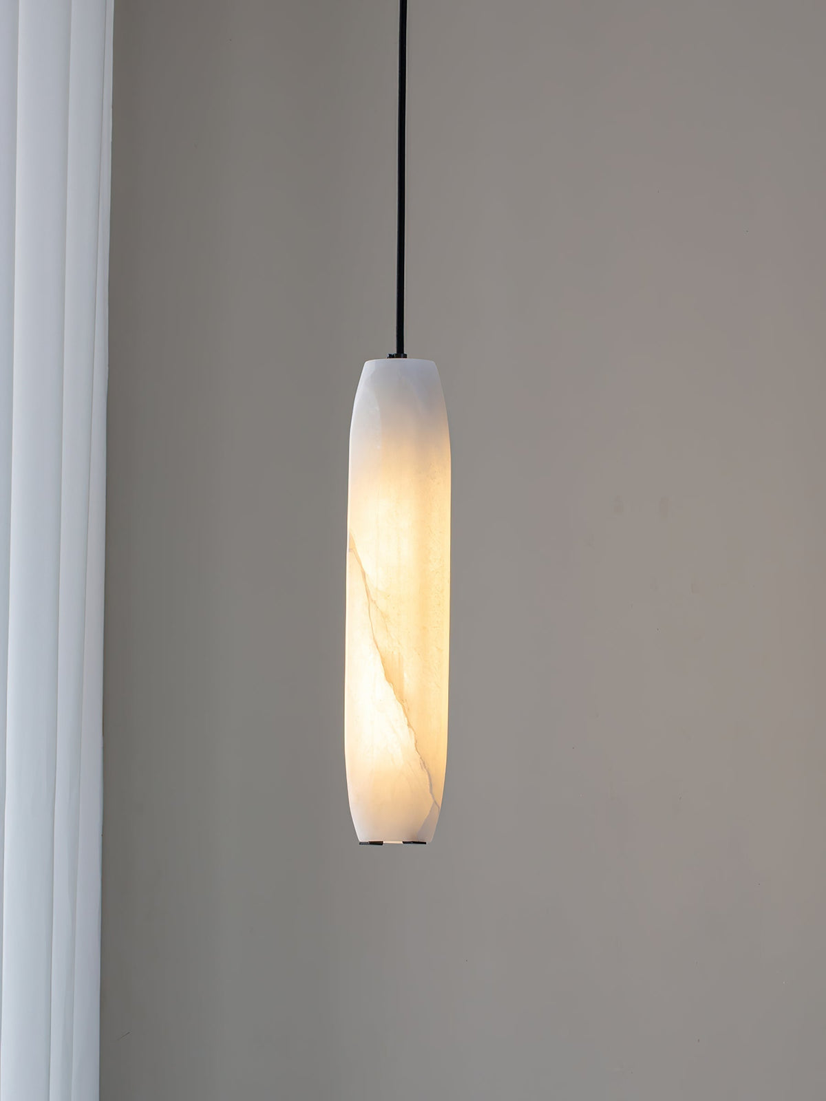 Orven Flute Moderne Minimalistische hanglamp van Albast