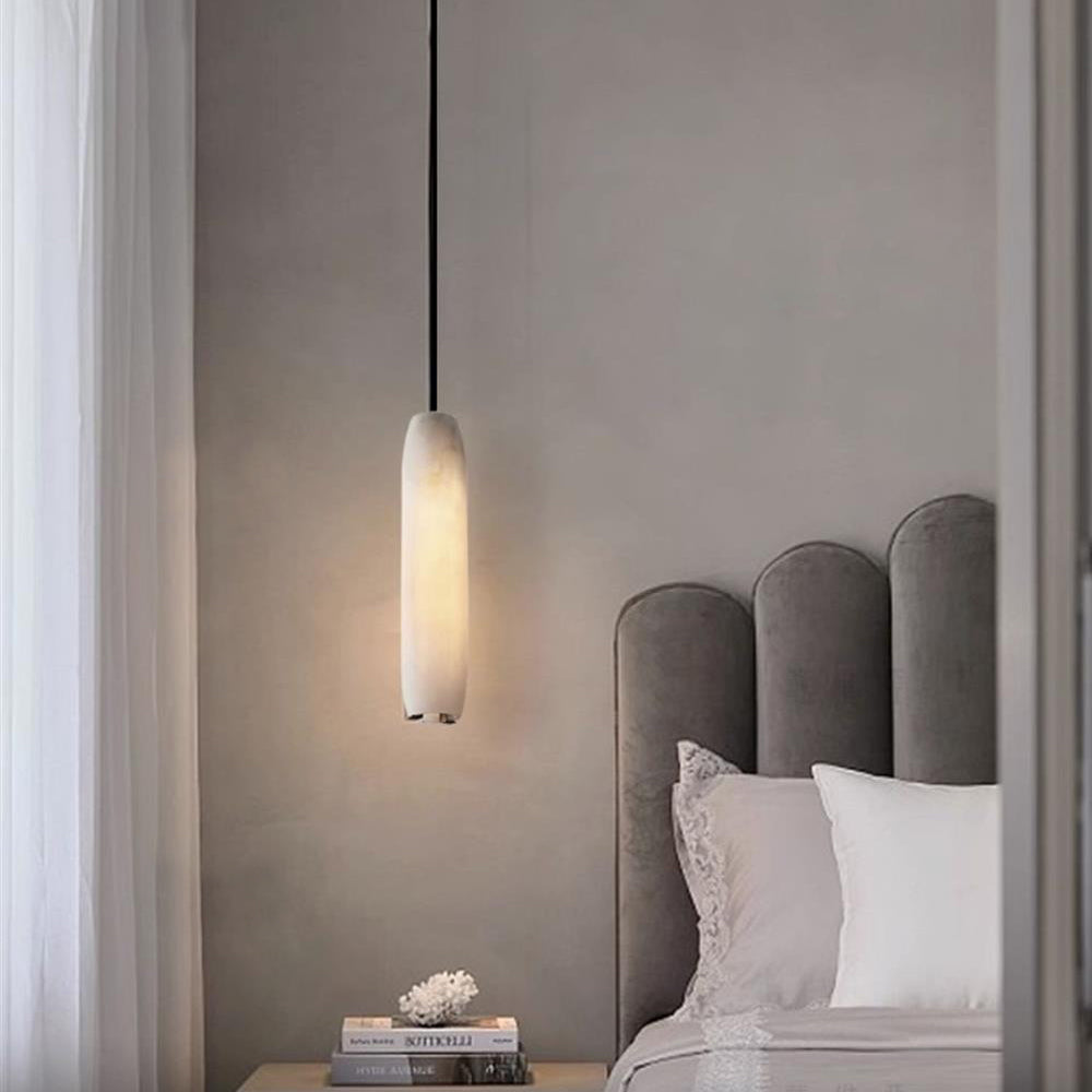 Orven Flute Moderne Minimalistische hanglamp van Albast