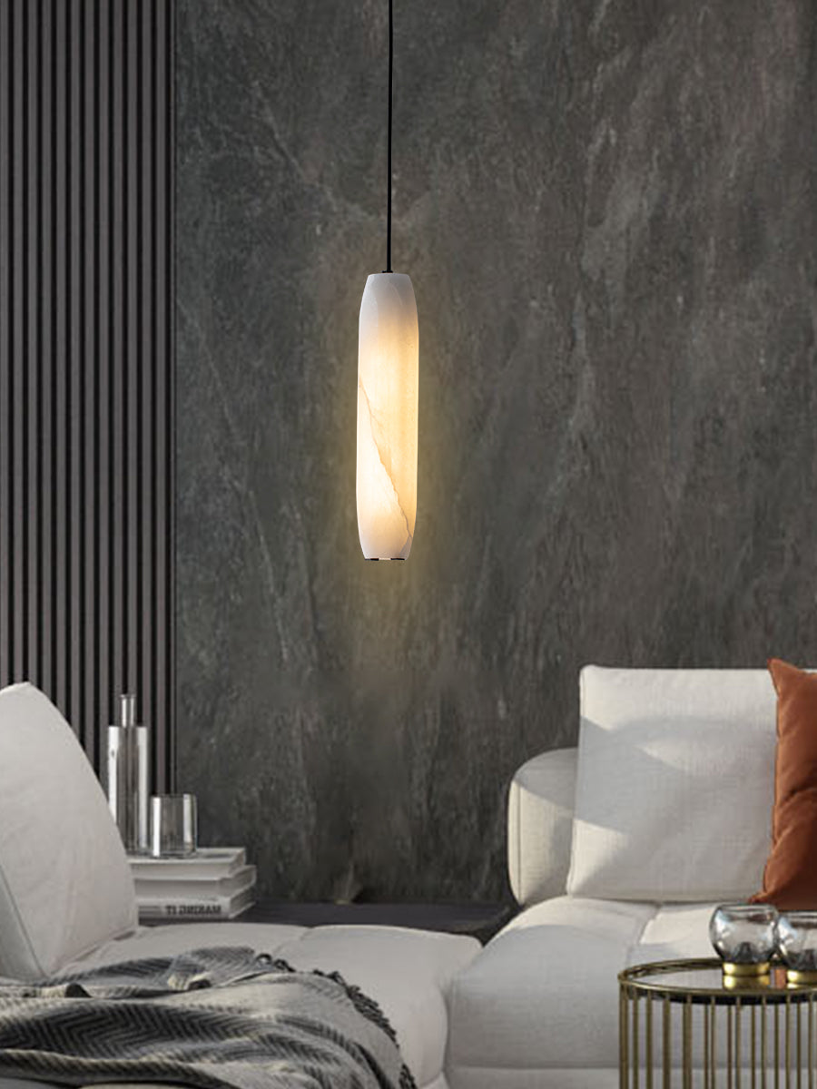 Orven Flute Moderne Minimalistische hanglamp van Albast
