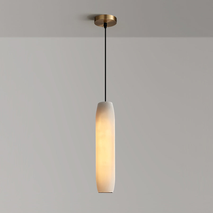 Orven Flute Moderne Minimalistische hanglamp van Albast