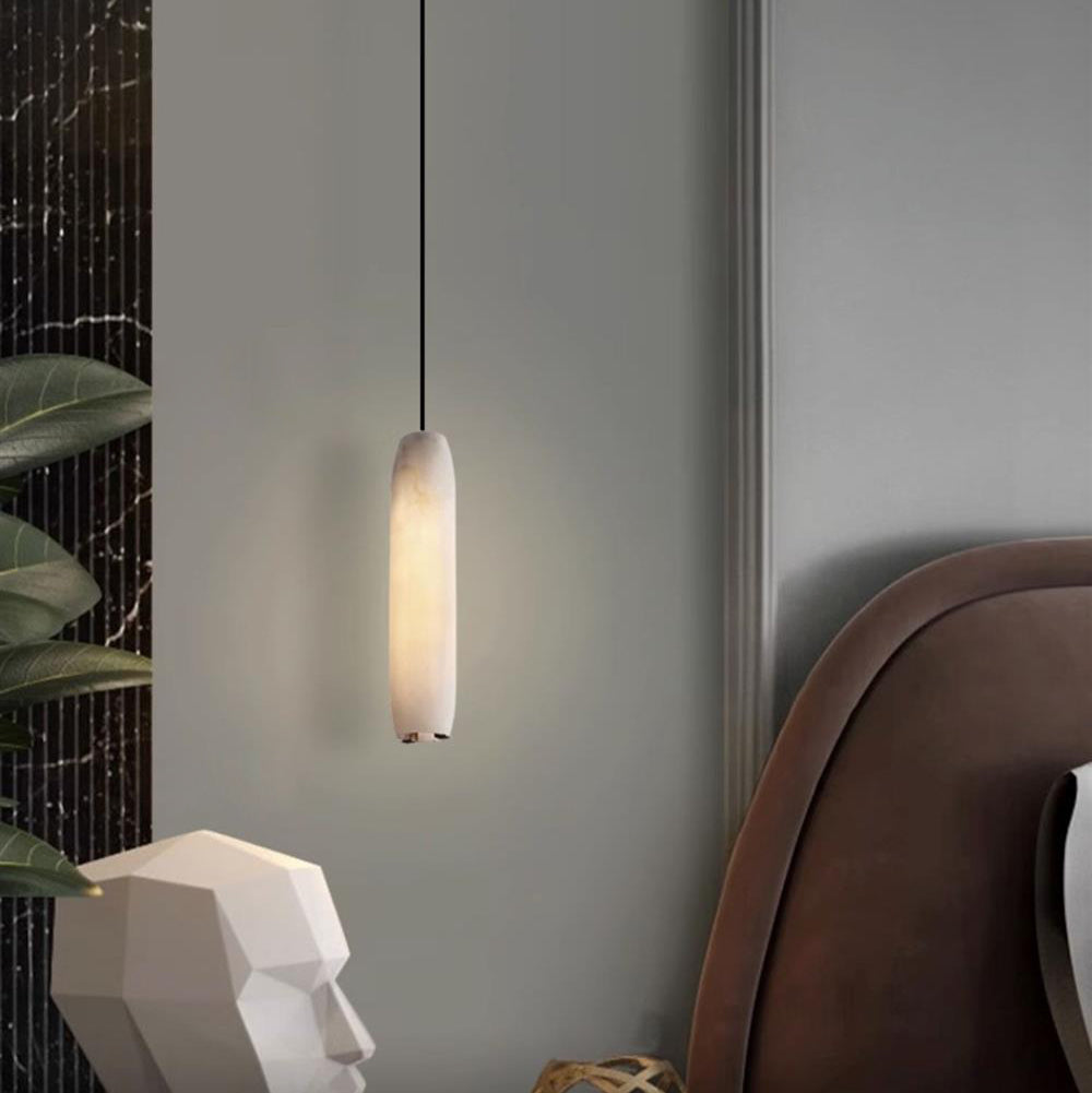 Orven Flute Moderne Minimalistische hanglamp van Albast