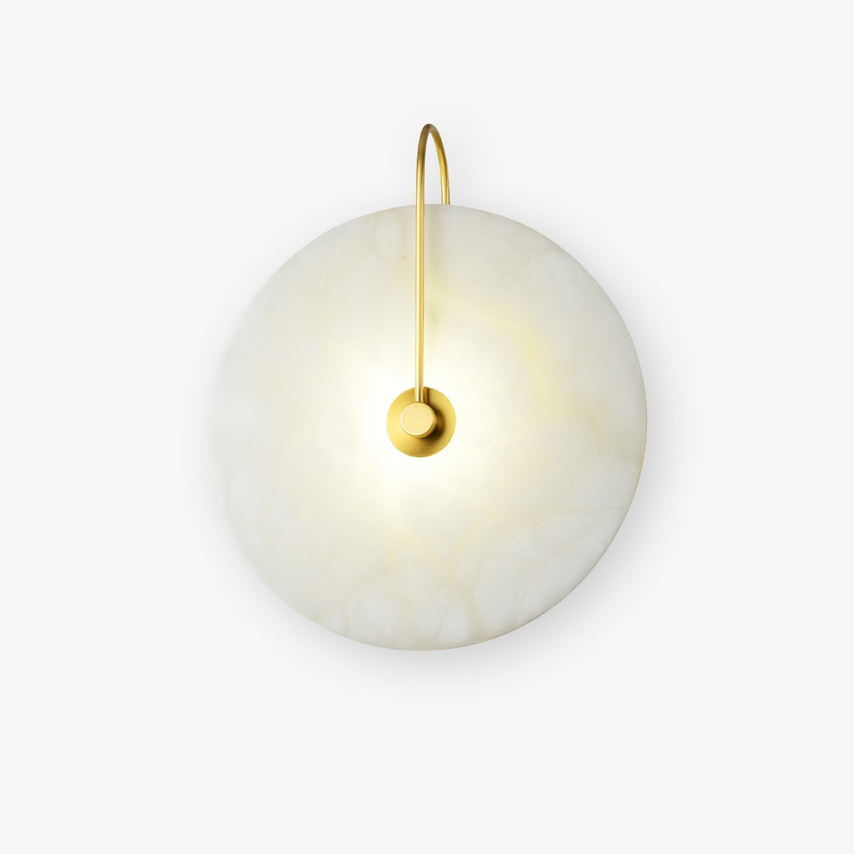 Albeenne albast bollen wandlamp
