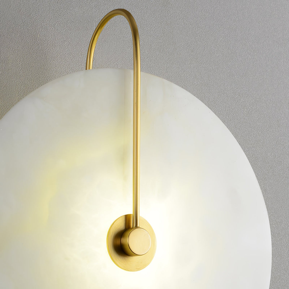 Albeenne albast bollen wandlamp