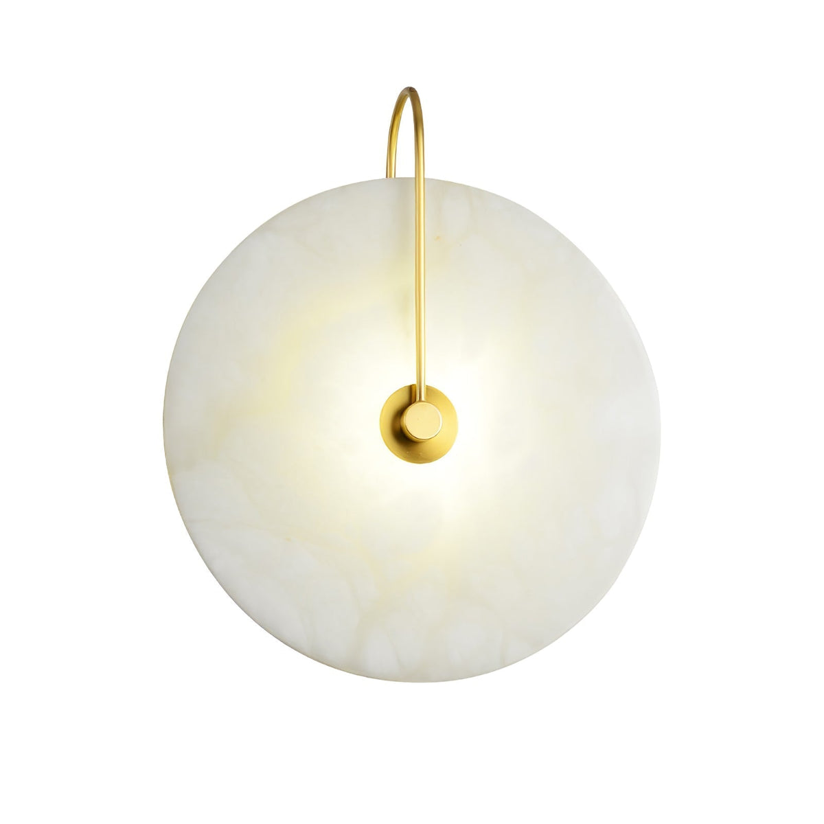 Albeenne albast bollen wandlamp