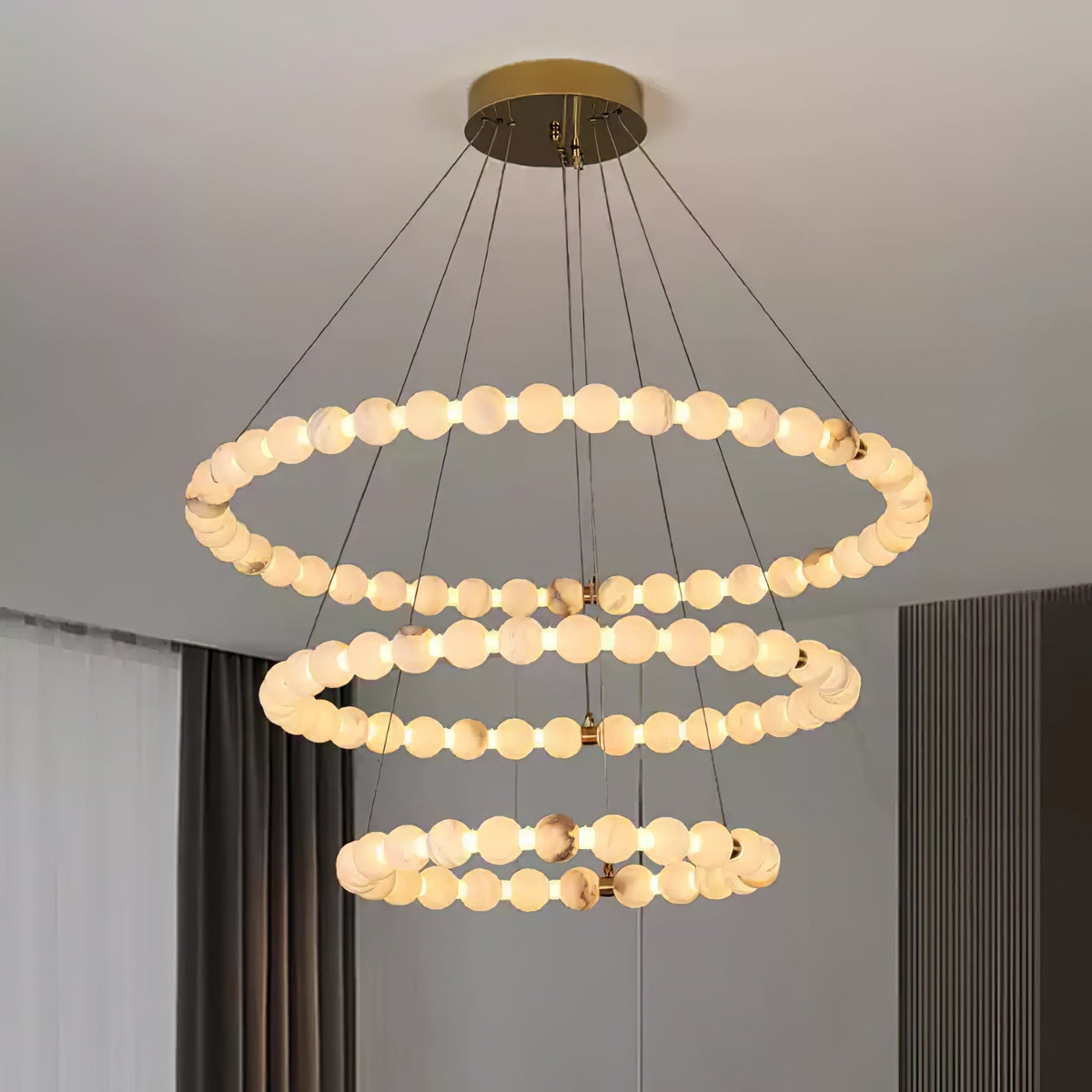 Eirelian modern Albast Hanglamp Kroonluchter