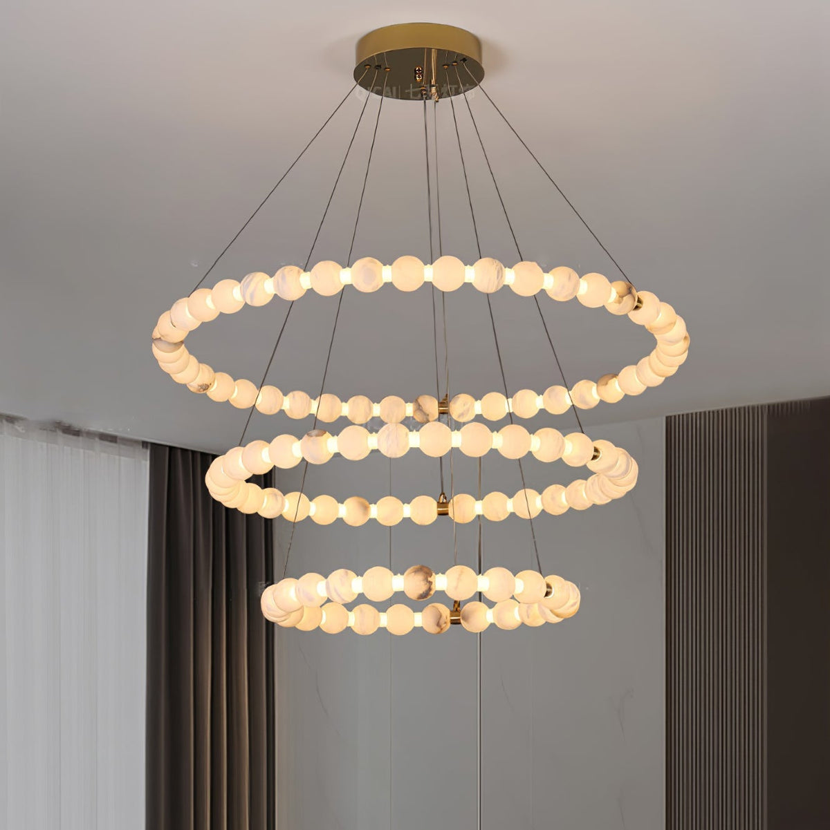 Eirelian modern Albast Hanglamp Kroonluchter