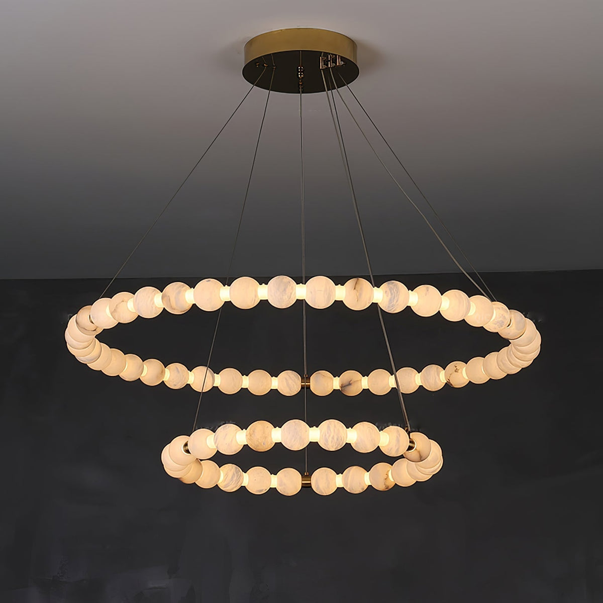 Eirelian modern Albast Hanglamp Kroonluchter