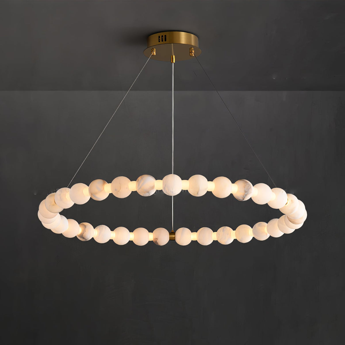 Eirelian modern Albast Hanglamp Kroonluchter