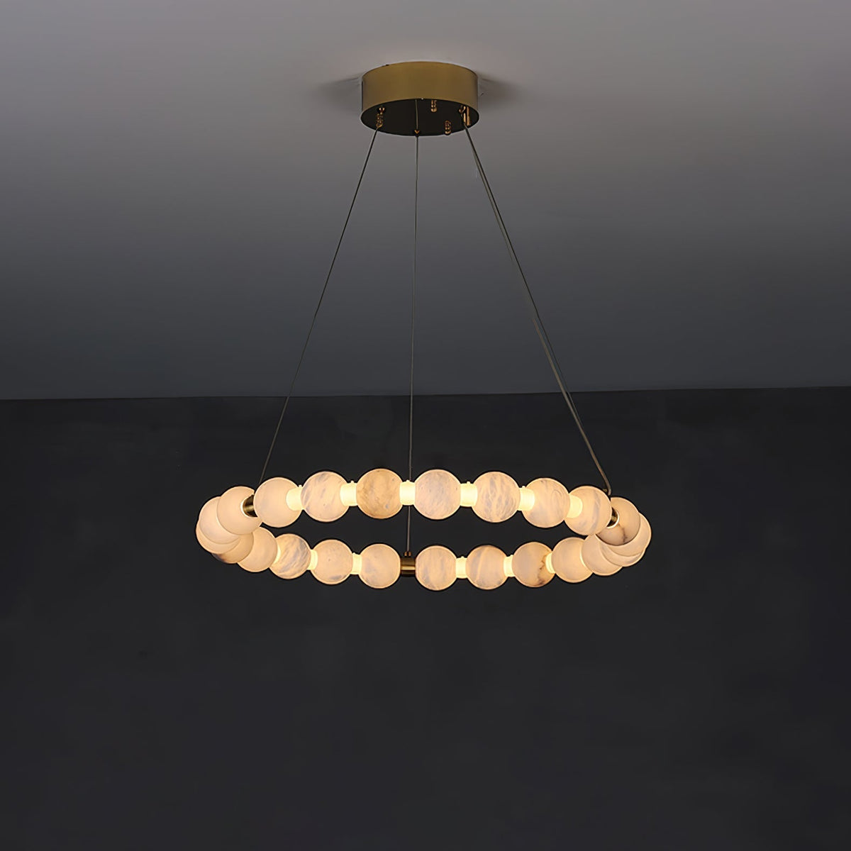 Eirelian modern Albast Hanglamp Kroonluchter
