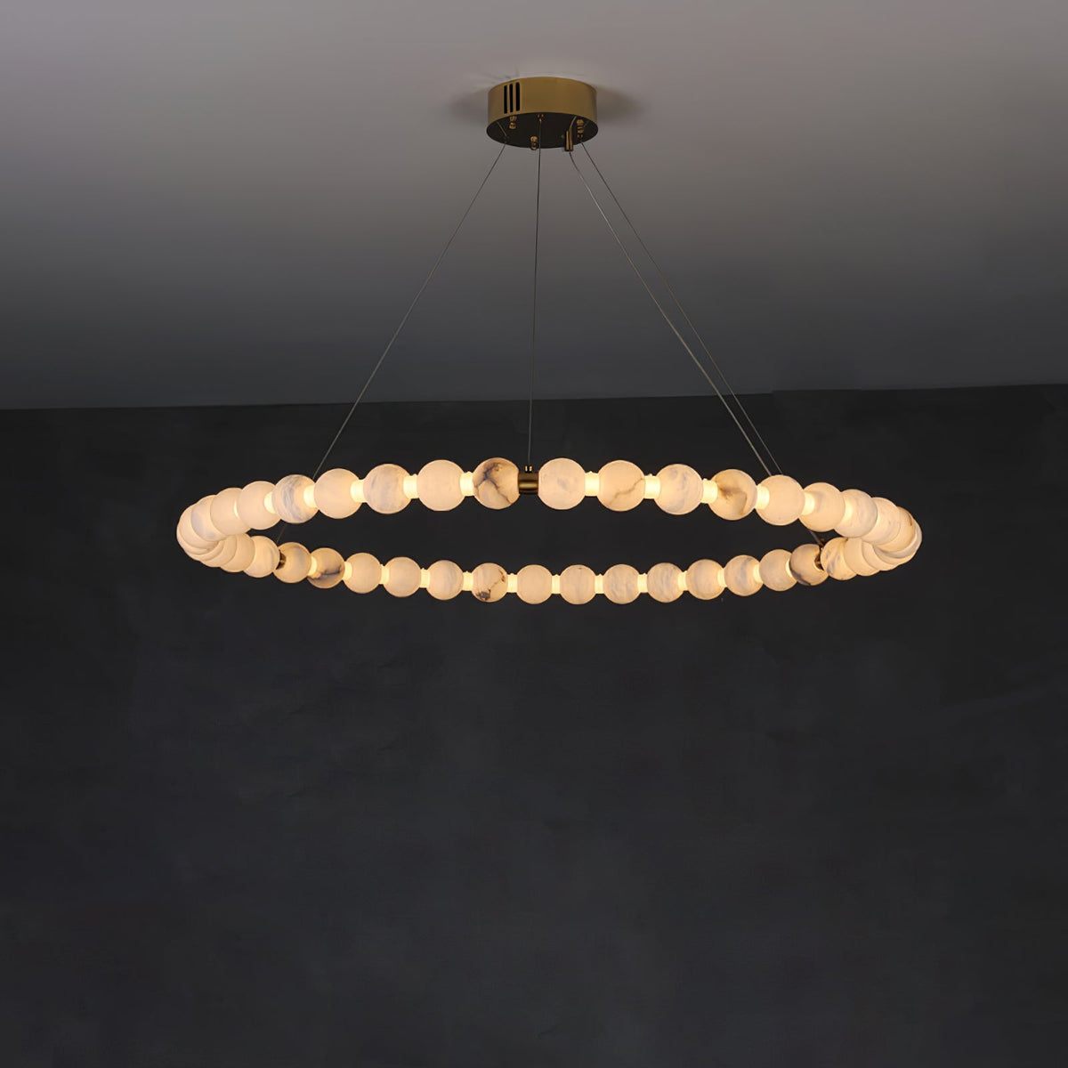 Eirelian modern Albast Hanglamp Kroonluchter