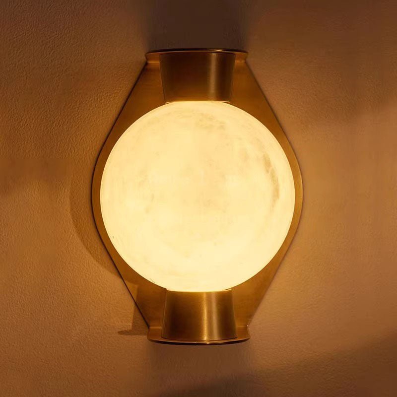 Caldrien Albast bol albasten wandlamp
