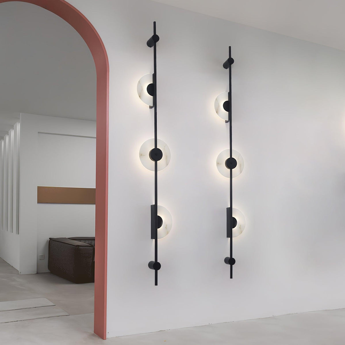 Albarina albasten wandlamp met Stekker
