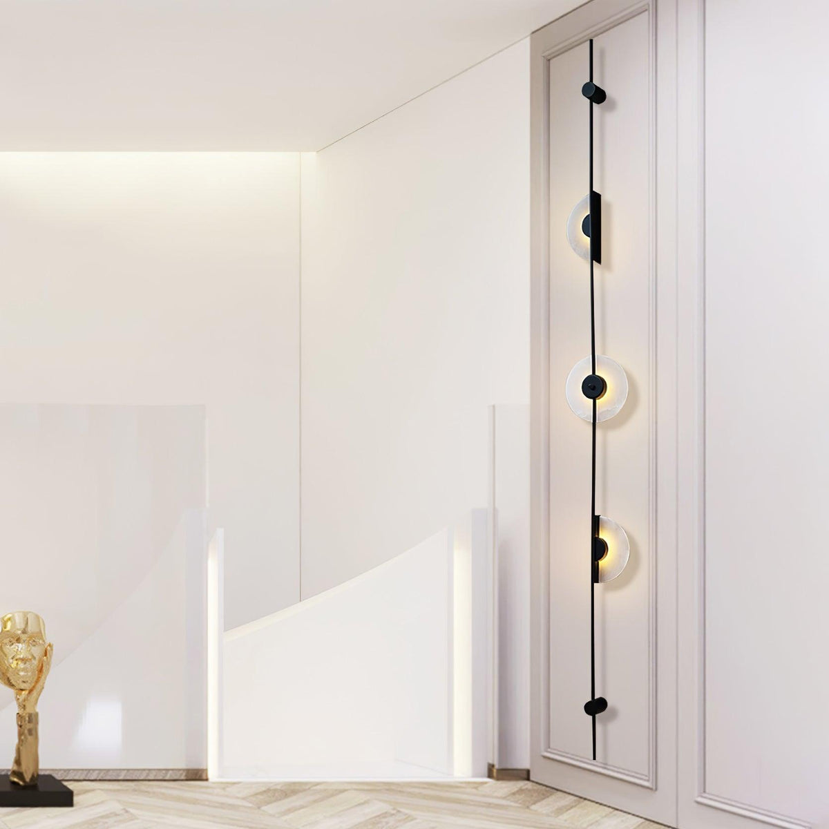 Albarina albasten wandlamp met Stekker