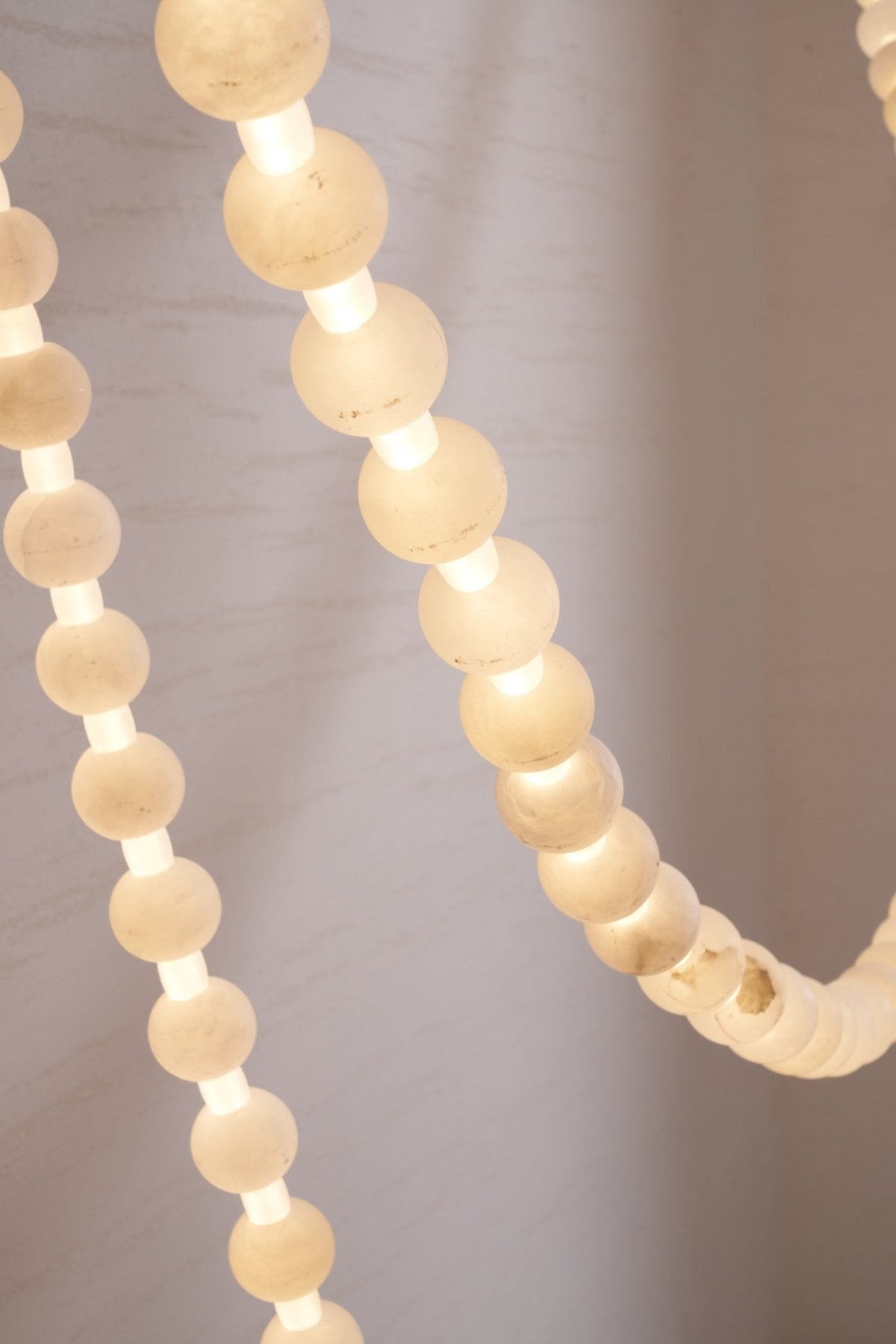 Grempt albast Pearl Necklace Kroonluchter