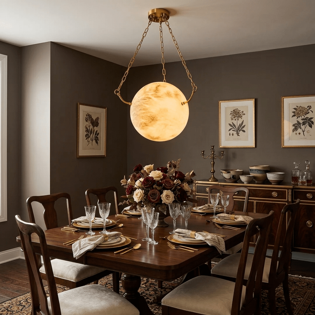 Noranaya hanglamp met bolvormige kap