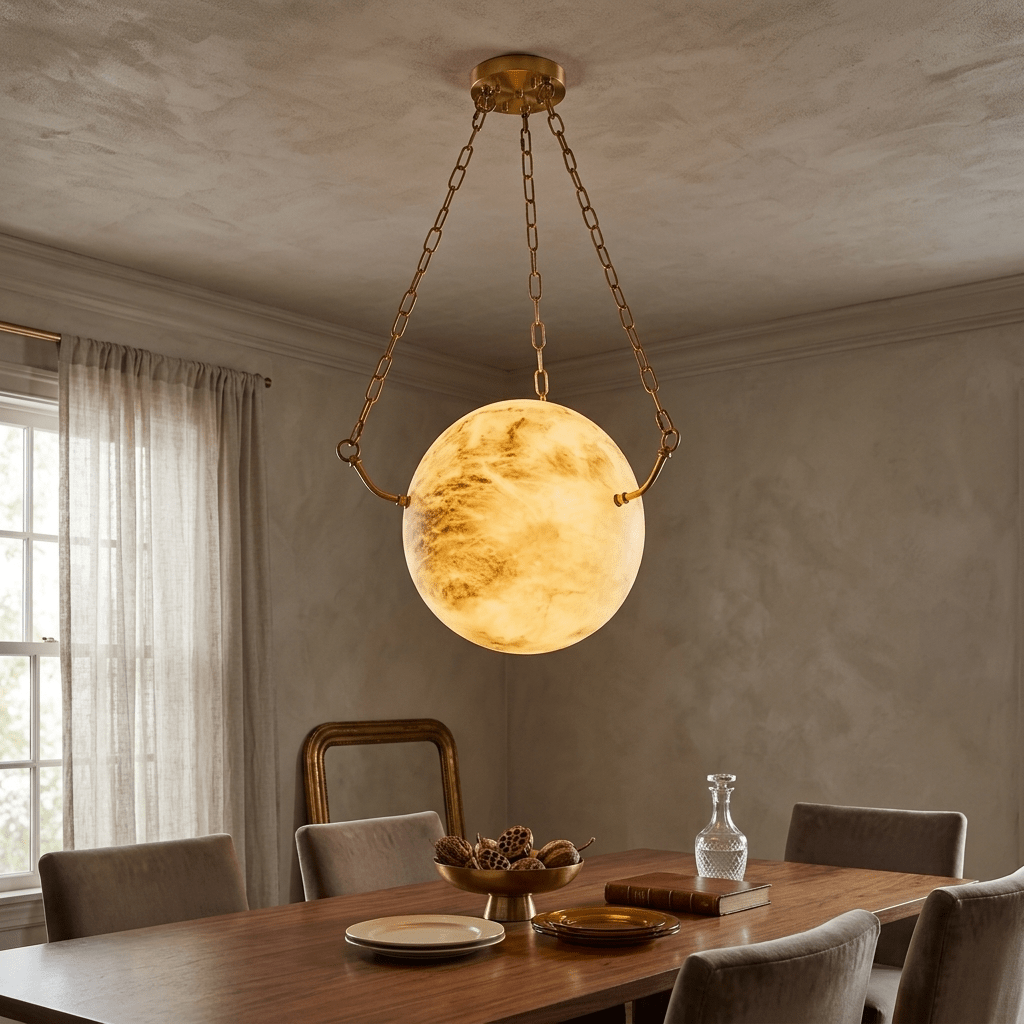 Noranaya hanglamp met bolvormige kap