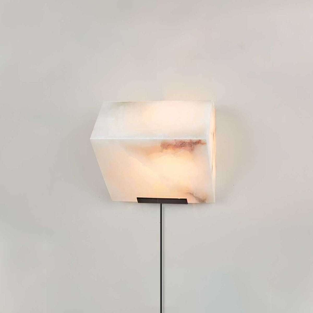 Niviella albasten wandlamp met stekker voor de trap