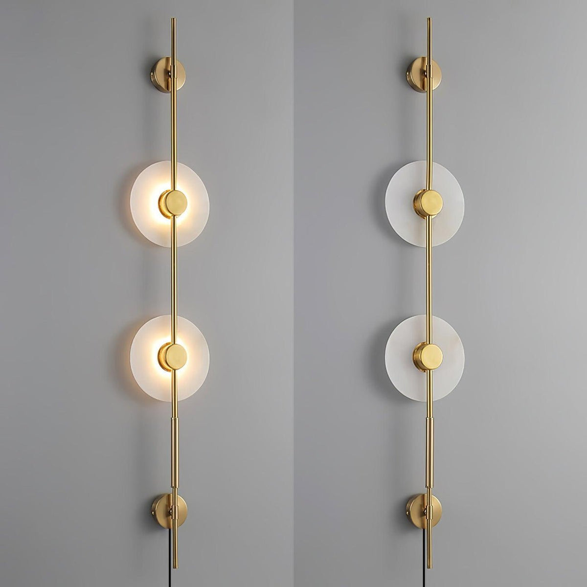 Albarina albasten wandlamp met Stekker