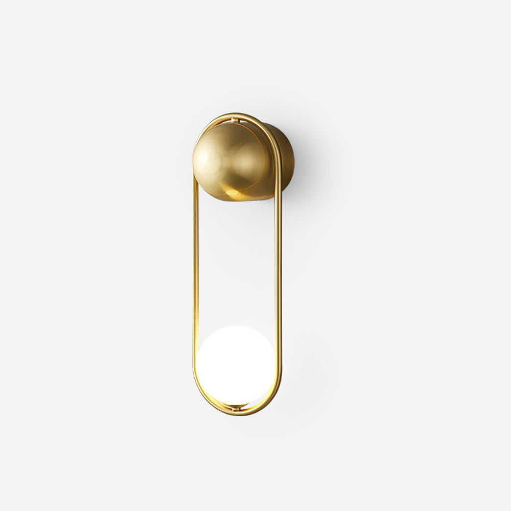 Glode wandlamp