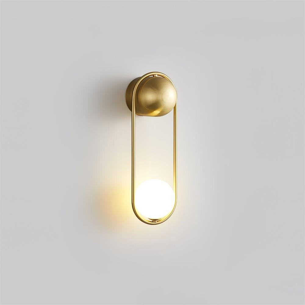 Glode wandlamp