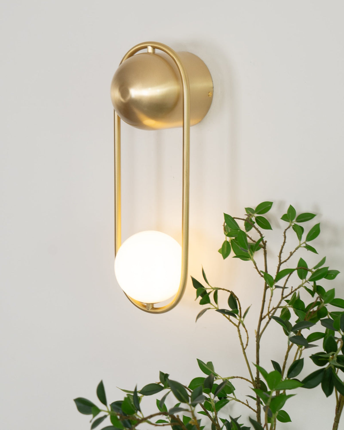 Glode wandlamp
