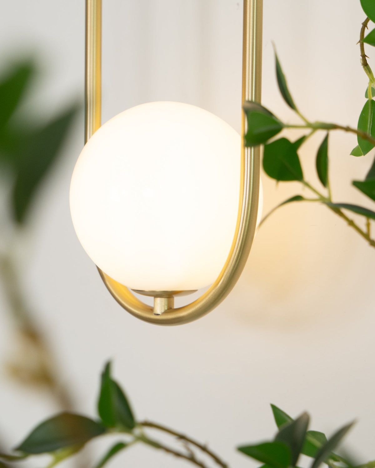 Glode wandlamp