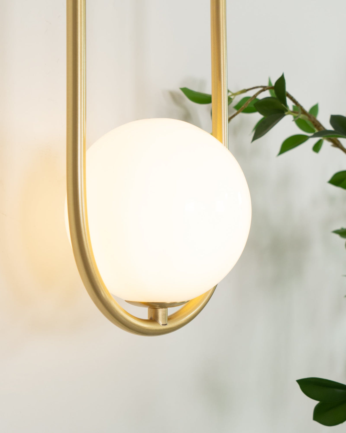 Glode wandlamp