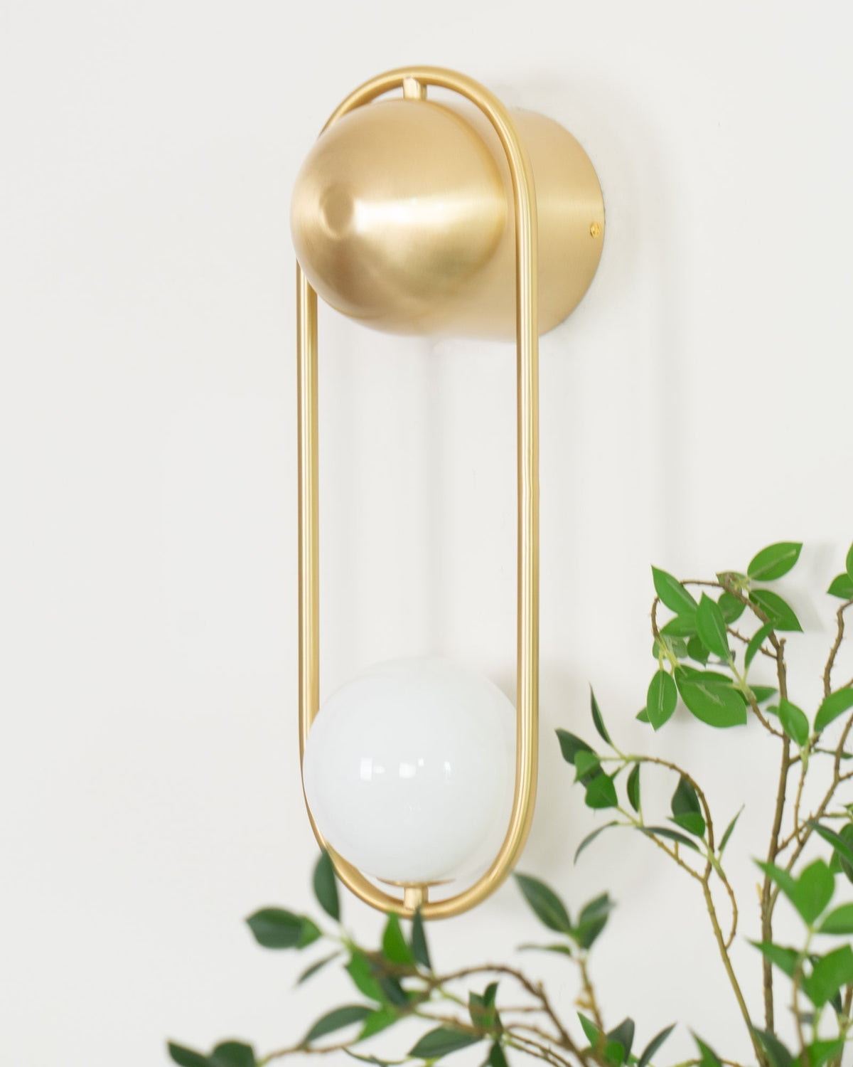 Glode wandlamp