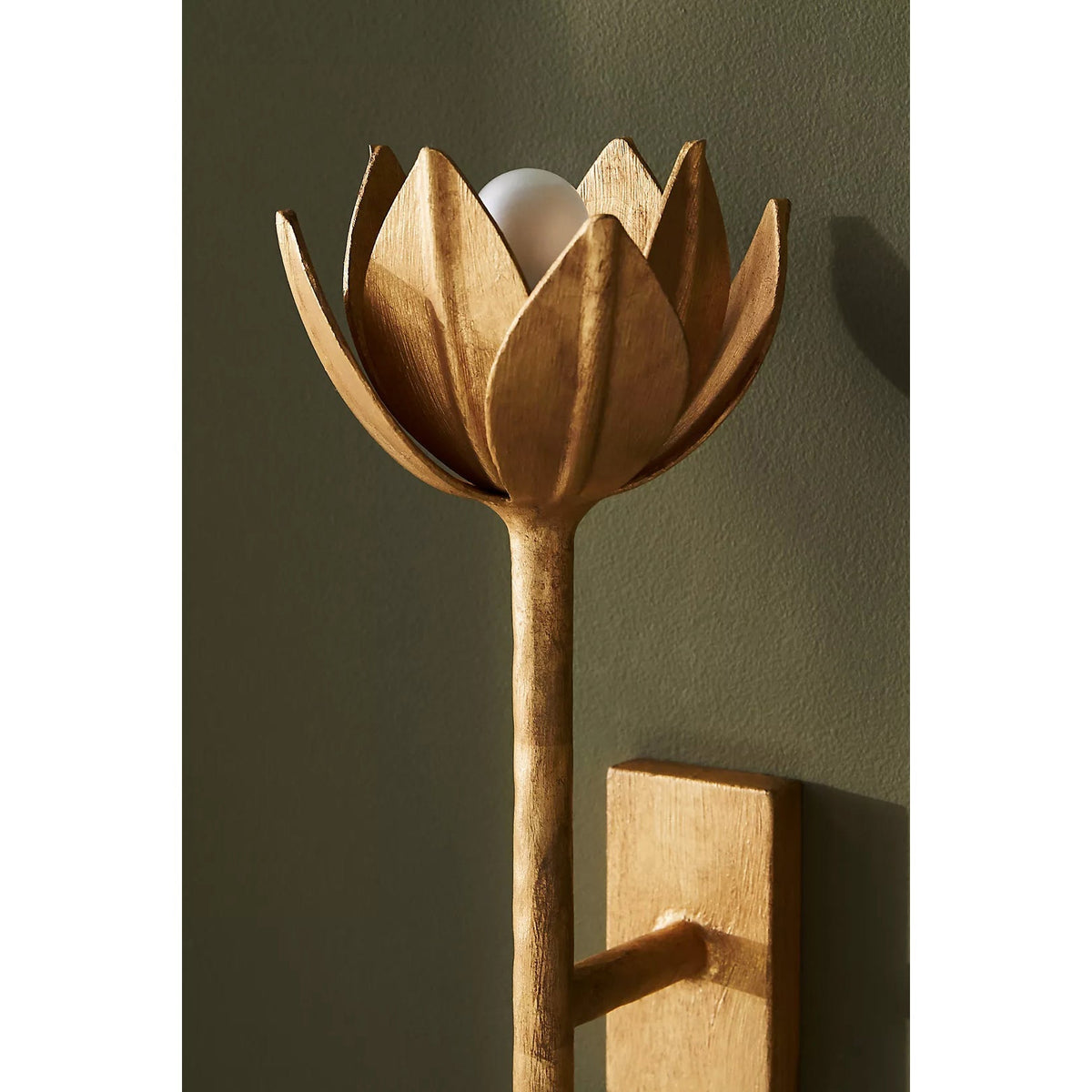 Ulfuvyn moderne minimalistische messing wandlamp