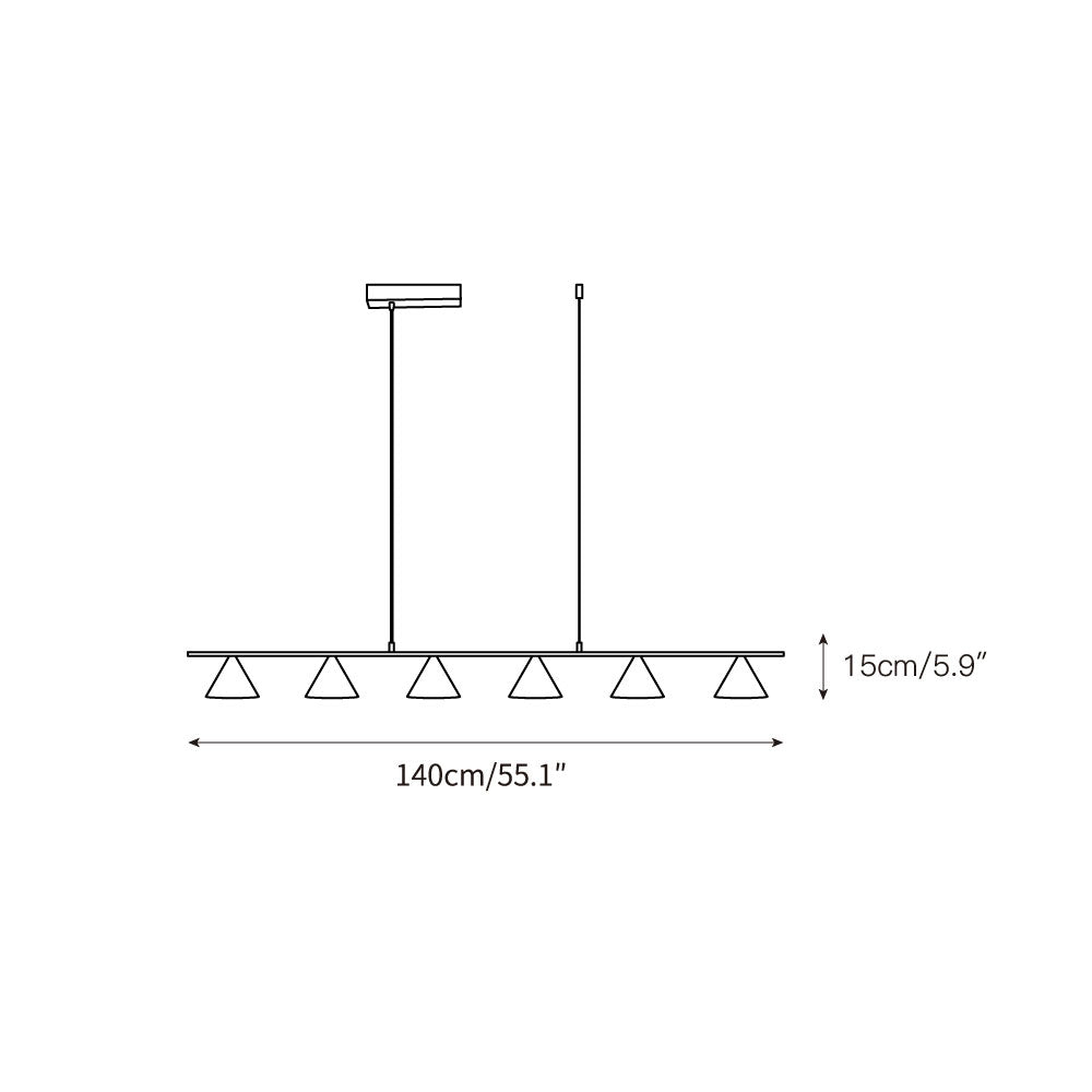 Ulfuvyi Moderne minimalistische hanglamp van travertin