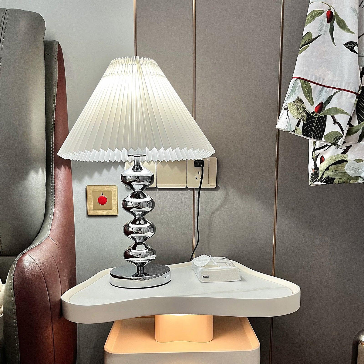 Cyris Retro Plooide tafellamp