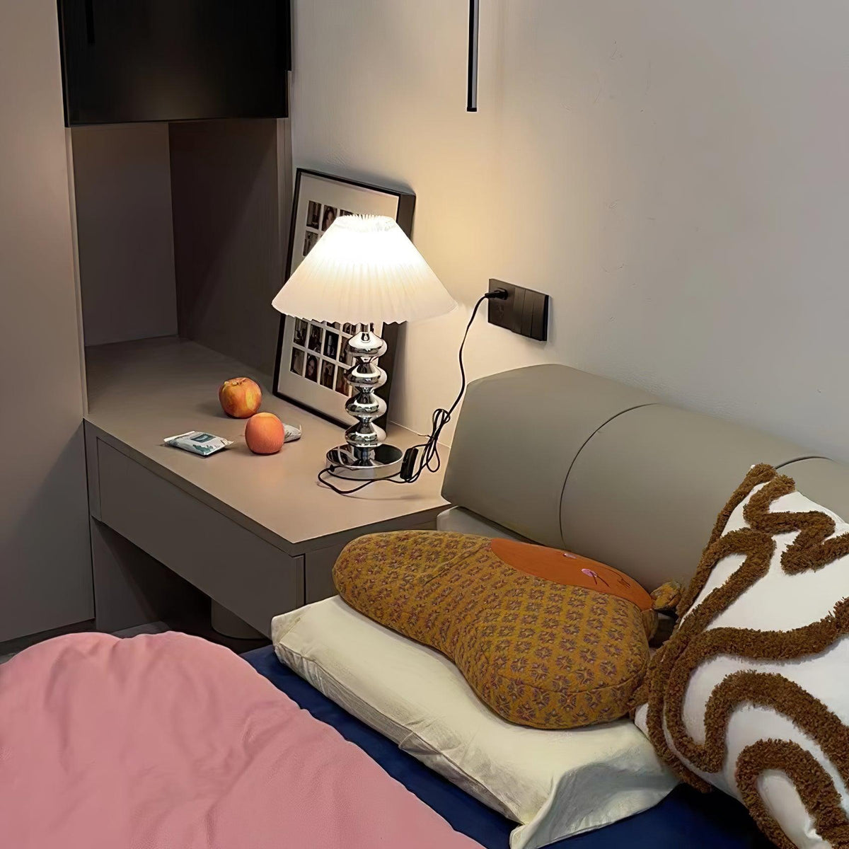 Cyris Retro Plooide tafellamp