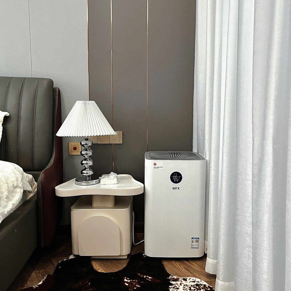 Cyris Retro Plooide tafellamp