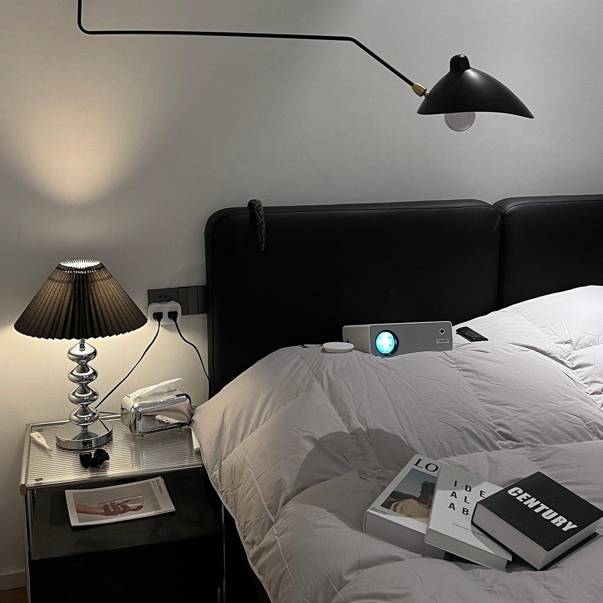 Cyris Retro Plooide tafellamp