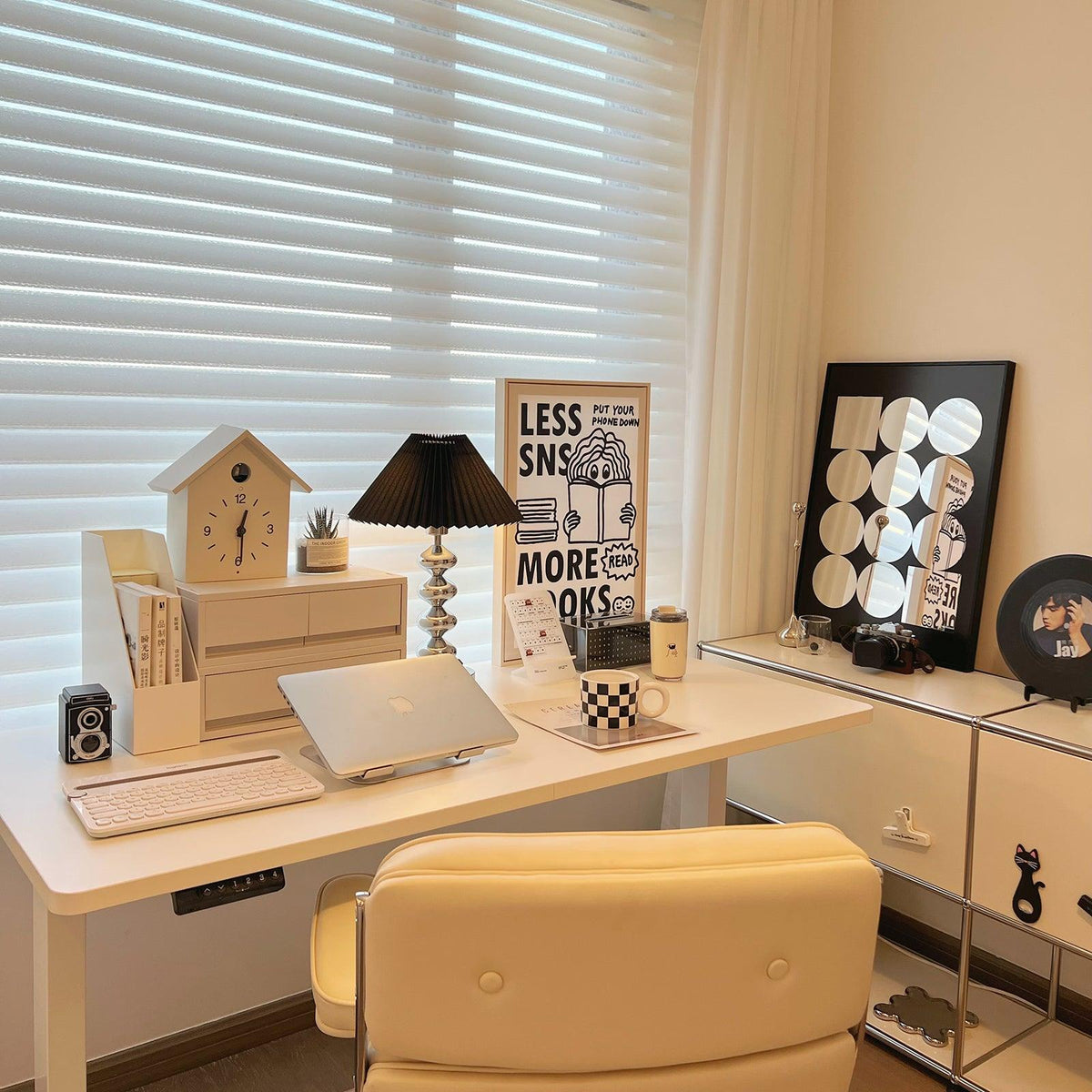 Cyris Retro Plooide tafellamp