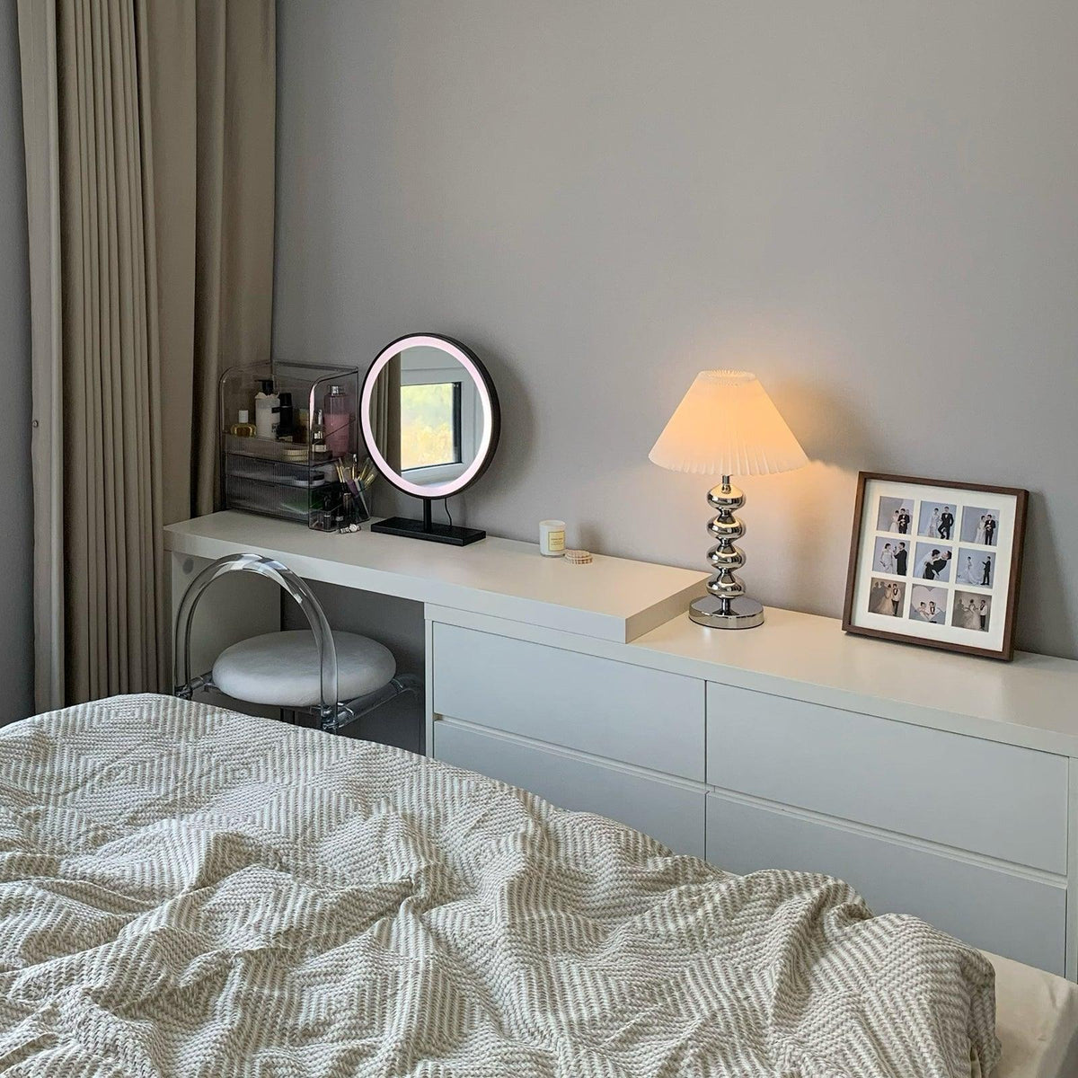 Cyris Retro Plooide tafellamp