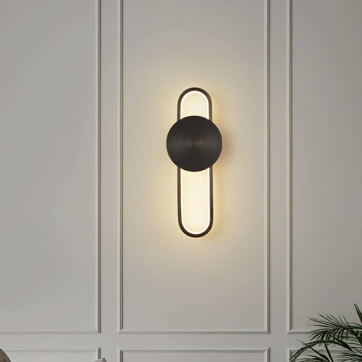 Orieniella Moderne minimalistische wandlamp van messing
