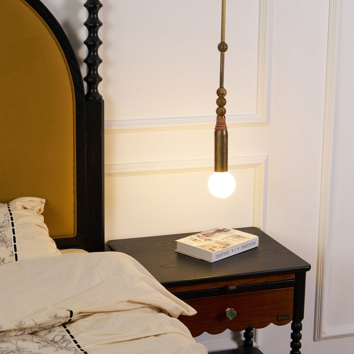 Alvuvyn moderne hanglamp met minimalistisch marmer