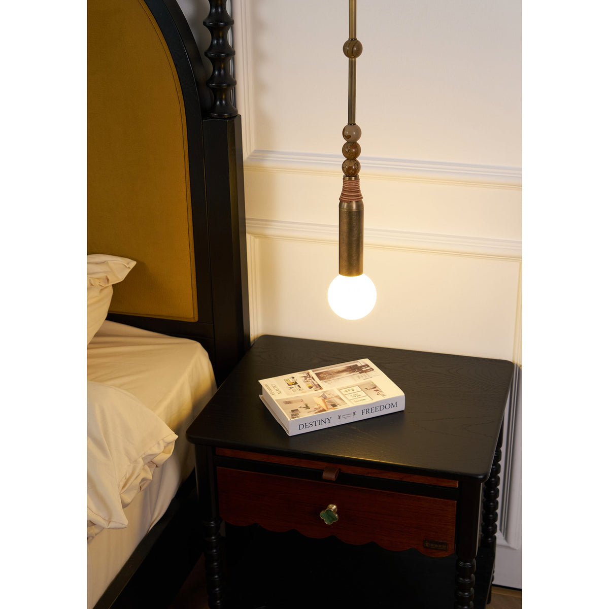 Alvuvyn moderne hanglamp met minimalistisch marmer