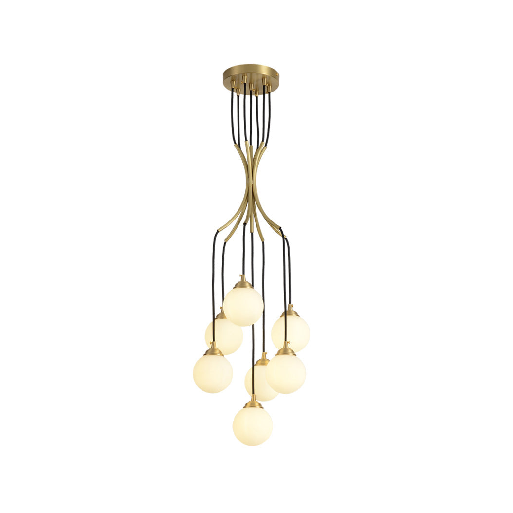 Zoruvyi Moderne Minimalistische Ball Drop glas Kroonluchter