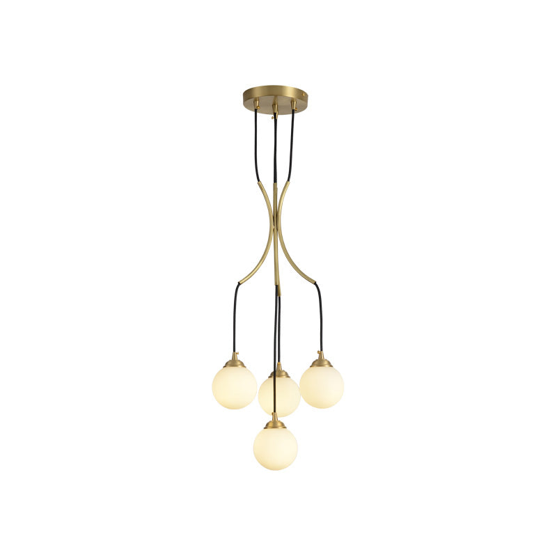 Zoruvyi Moderne Minimalistische Ball Drop glas Kroonluchter