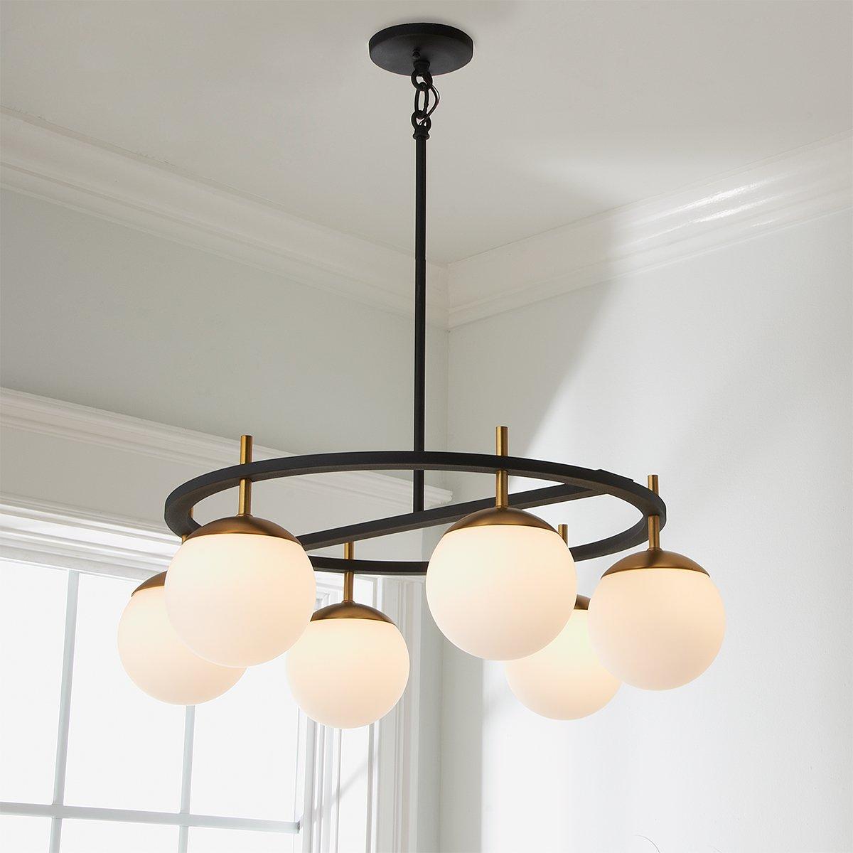Ornuvyn moderne minimalistische kroonluchter van glas