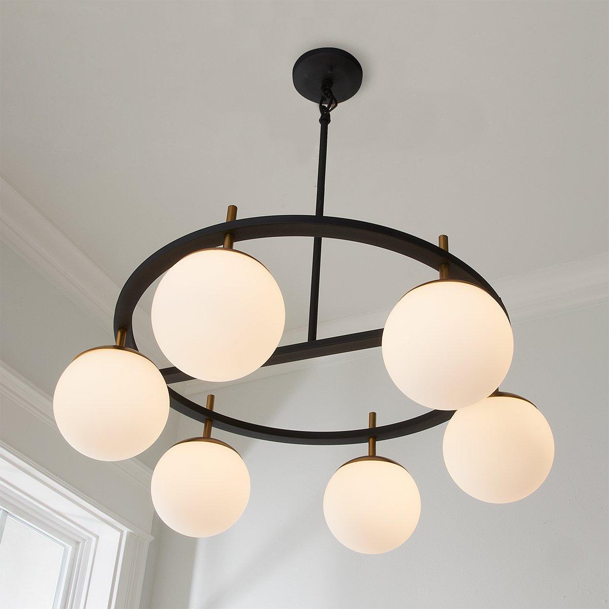Ornuvyn moderne minimalistische kroonluchter van glas