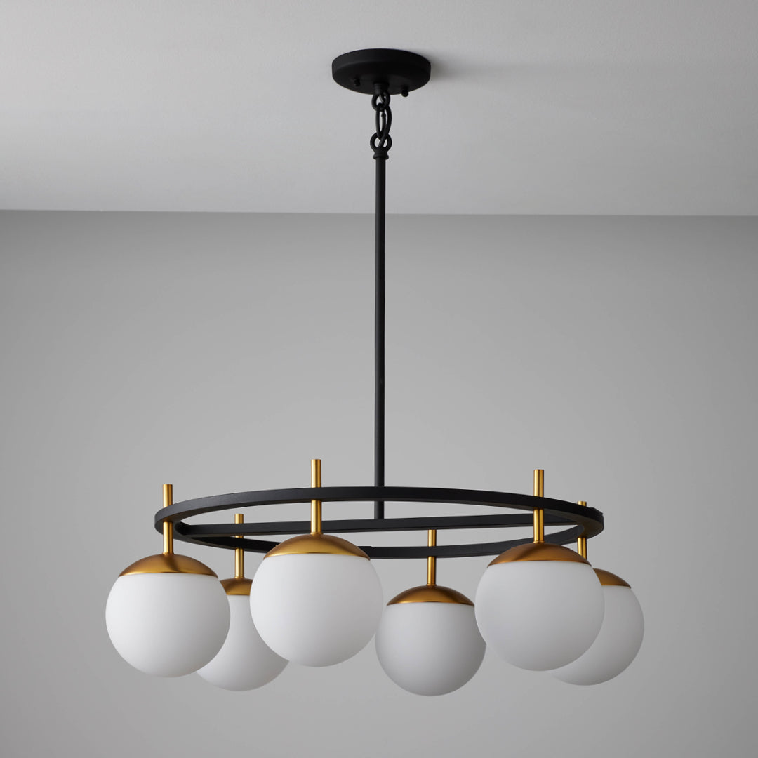 Ornuvyn moderne minimalistische kroonluchter van glas