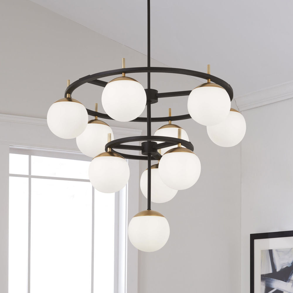 Ornuvyn moderne minimalistische kroonluchter van glas