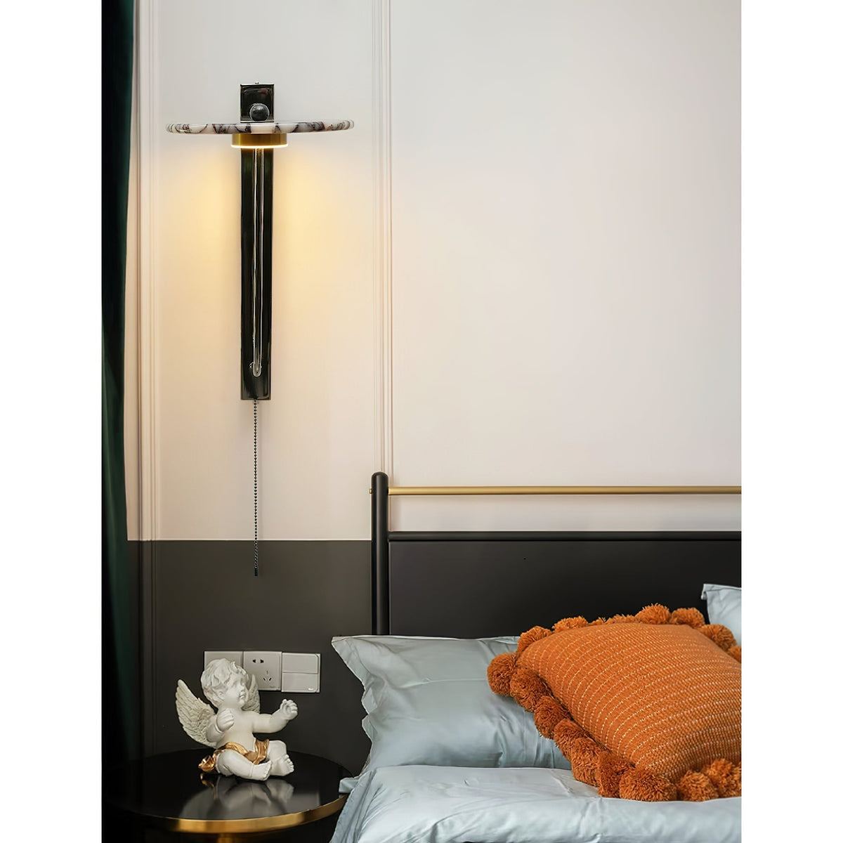 Aevuvyn moderne minimalistische wandlamp van marmer