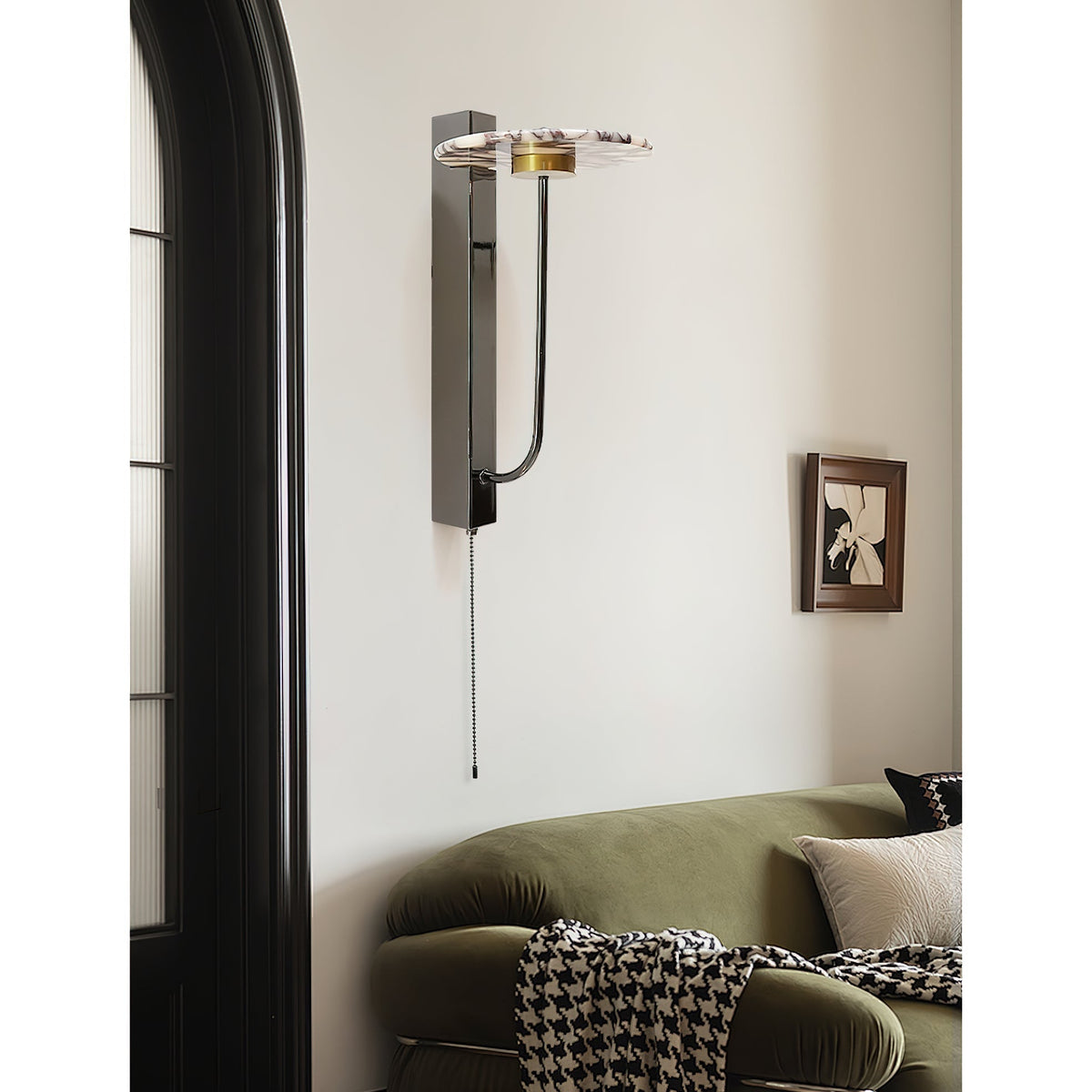 Aevuvyn moderne minimalistische wandlamp van marmer