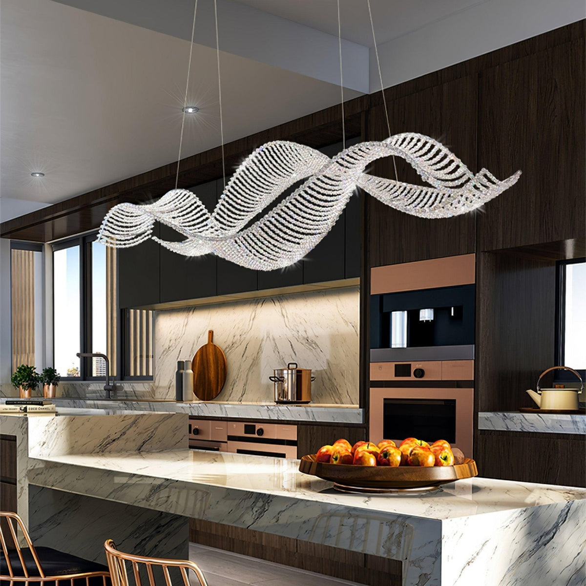 Caelox Postmodern luxe Kristal Kroonluchter