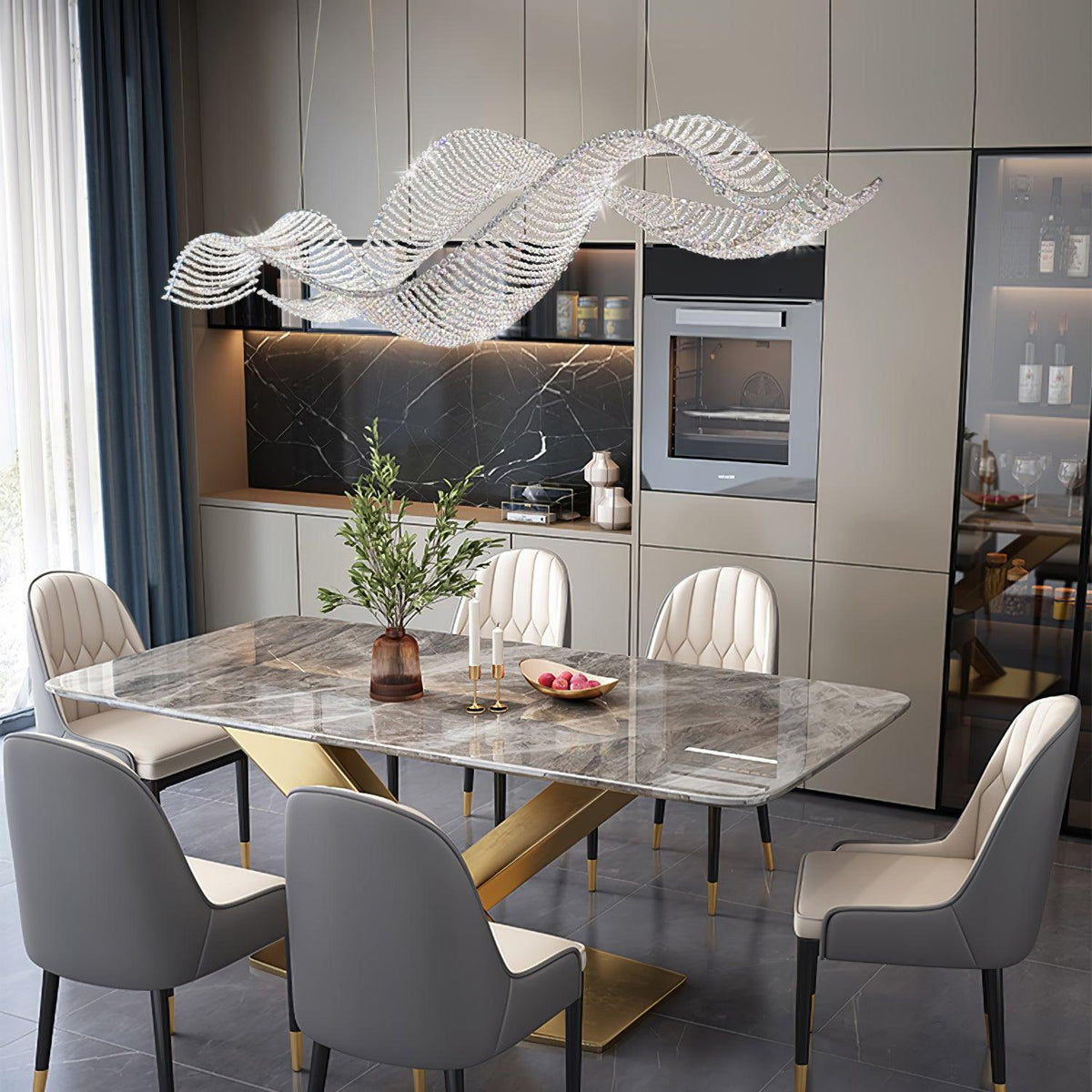 Caelox Postmodern luxe Kristal Kroonluchter