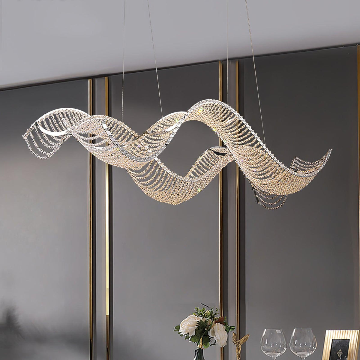 Caelox Postmodern luxe Kristal Kroonluchter